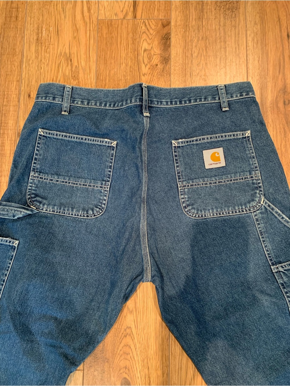 Carhartt WIP Dark Blue Relaxed Carpenter Jeans